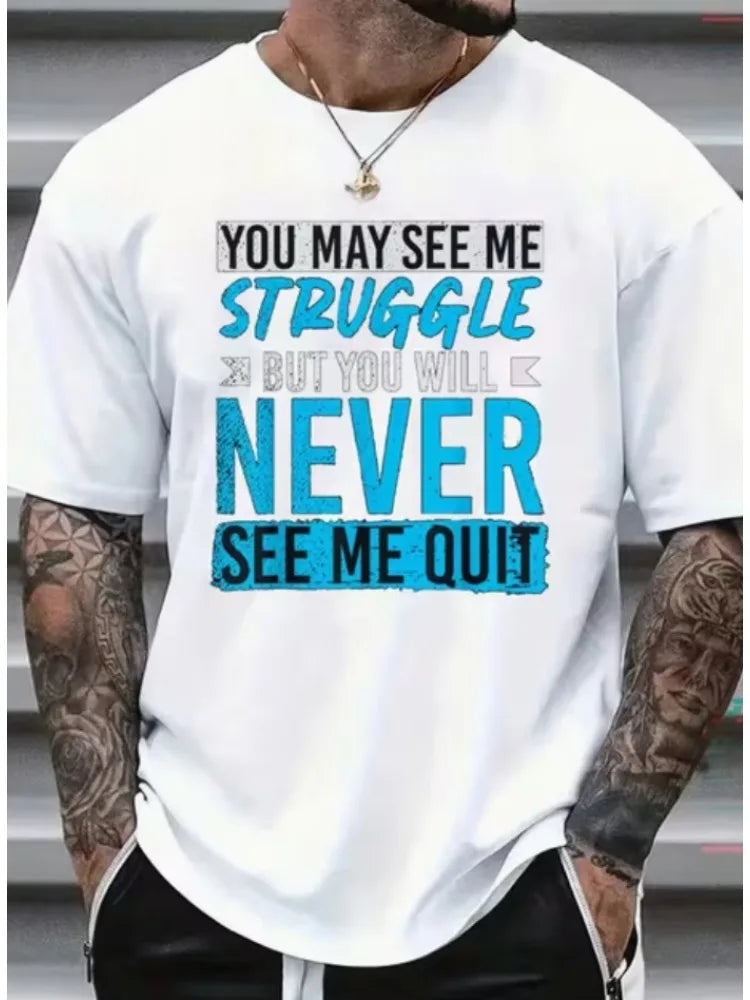Men'S Relaxed Oversized Tee You Might Witness It'S Loose-Fitting Comfy Making It The Top Pick Daily Motivational Attire T-shirt