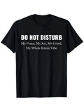 Men's T-shirt, Black Fun Trendy T-shirt, Printed Slogan, Summer Short Sleeve, All-season T-shirt, Letter Print, Heavyweight 200g, Suitable Parties, Dates, and Office Settings, Humorous Top, PLUS SIZE