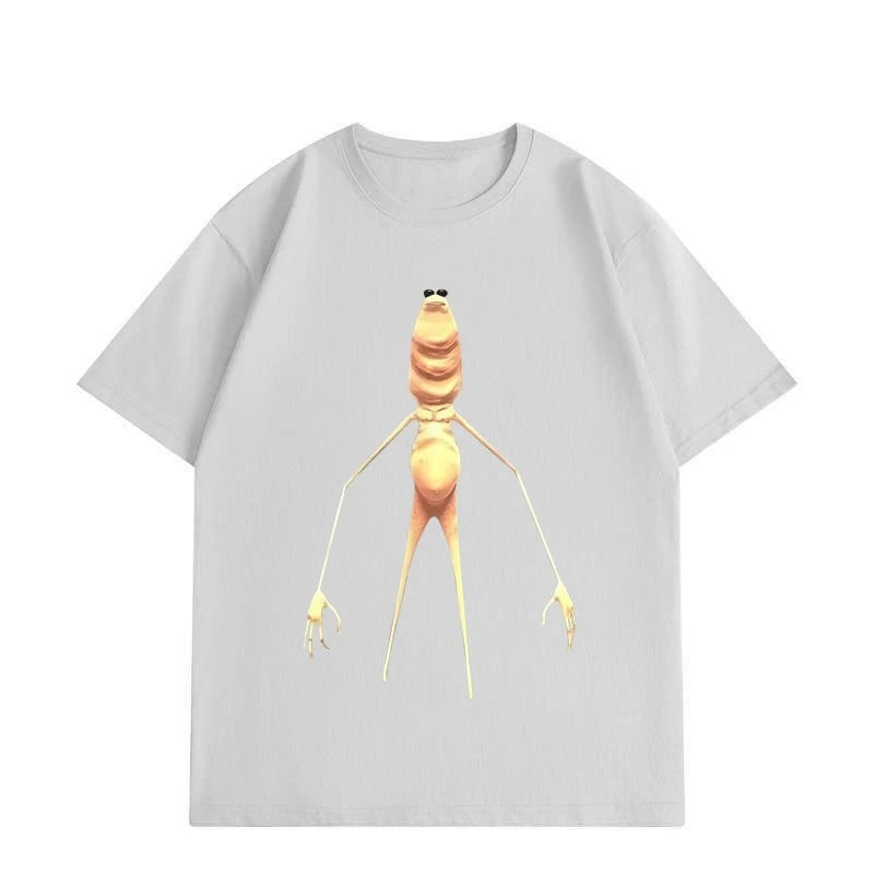 HOT SALE Marcus The Worm Where Is Jimbo James Funny Meme T-shirt High Quality Fashion T-shirts Men Casual Cotton T Shirts
