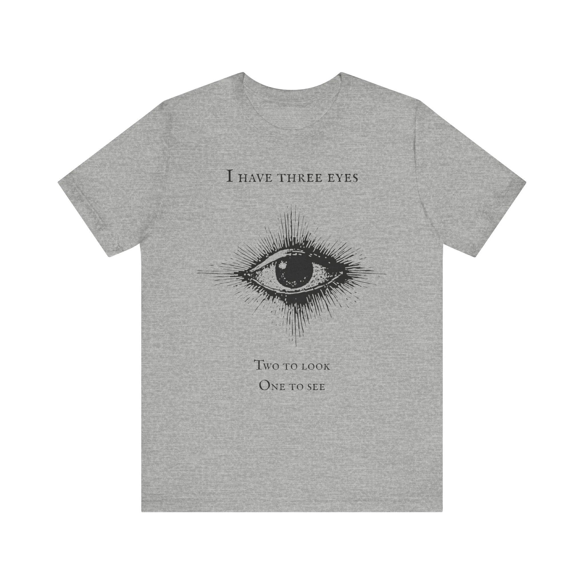 The Third Eye All See Eye T-shirt Spirit T-shirt Yoga Psychedelic Bohemian T-shirt Psychedelic Unisex Jersey Short-sleeved Tee