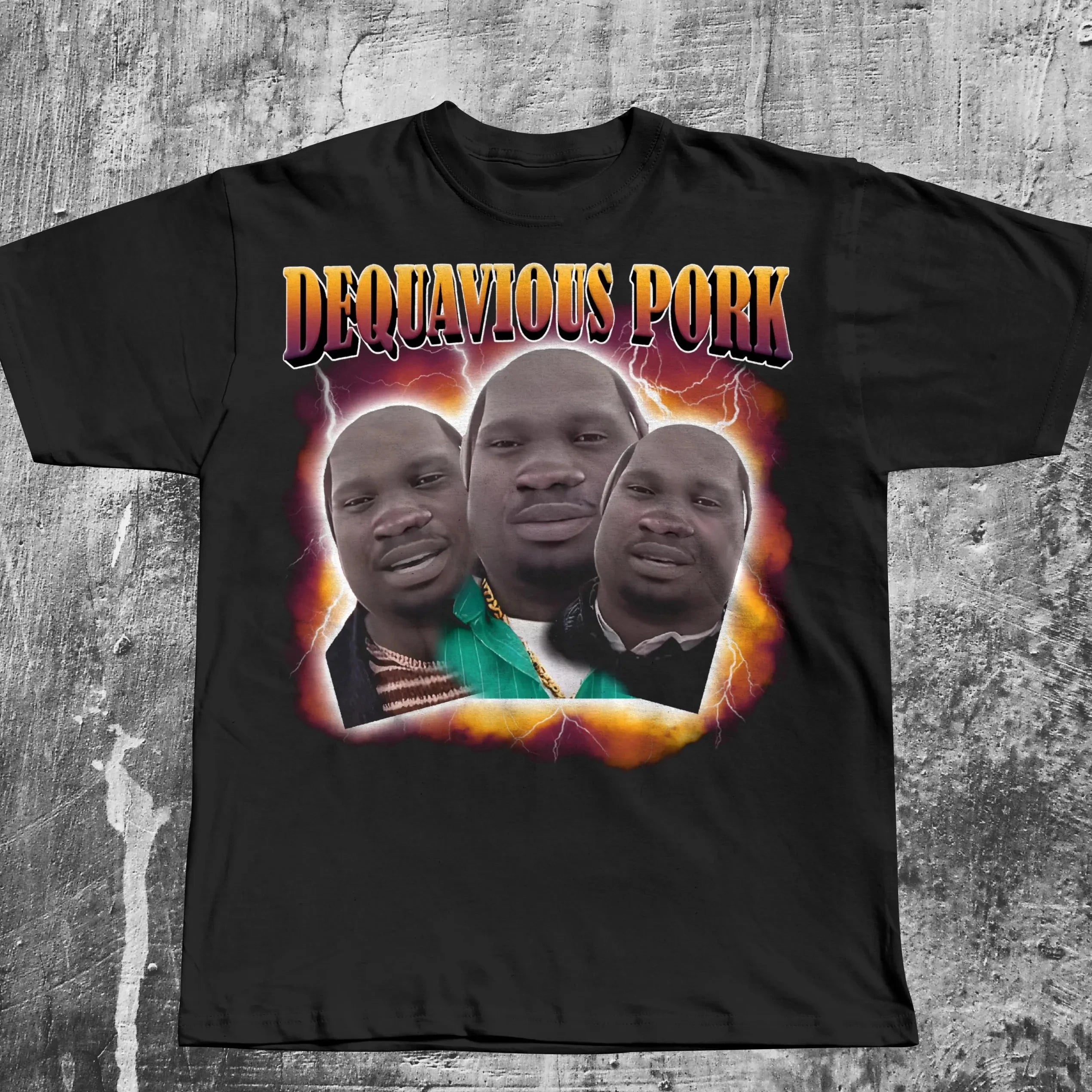 HOT SALE Dequavious Pork Funny Wet Meme T-shirts Dumb T-shirts Crazy Clothes Offensive Merchandise Inappropriate T-shirts