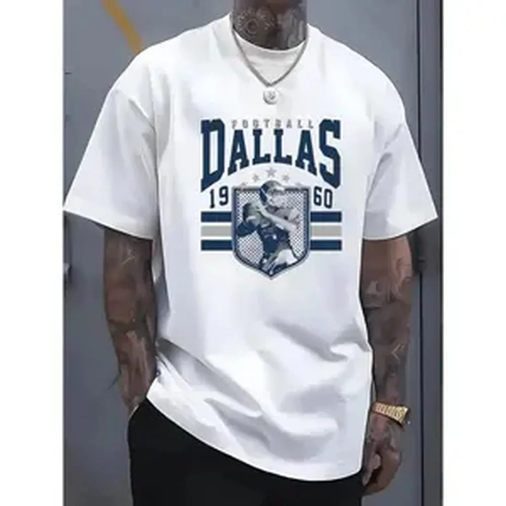 [100% Cotton] 50Th Anniversary Commemorative Graphic Tee For Men With Loose Fit Sleeves Machine Washable Summer Casual Wear For Sports Fans Golf Gift T-Shirt For Men And Women Golf Gift T-Shirt For Men and Women