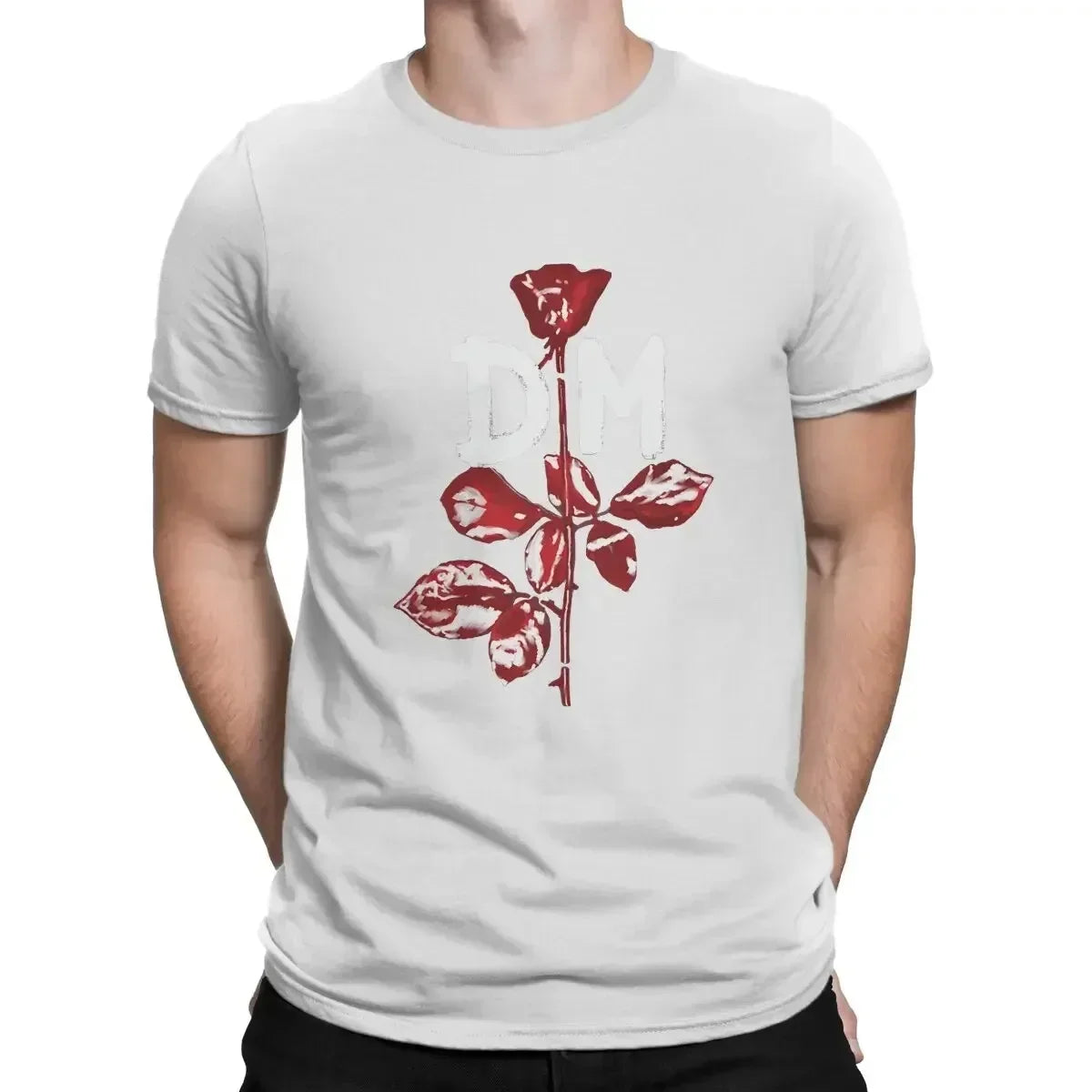 2025 Fashion Men's T-Shirt Summer Clothing Cotton O-shaped Collar T-Shirt Music Band Depeche Fashion Style Violator T-Shirt