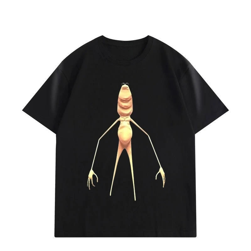 HOT SALE Marcus The Worm Where Is Jimbo James Funny Meme T-shirt High Quality Fashion T-shirts Men Casual Cotton T Shirts