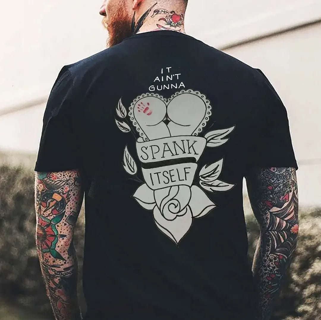 HOT SALE Cotton Summer T-shirt Men's Vintage T-shirt Men's Oversized Quick Drying Strange Short Sleeve Fashion Casual Stretchy