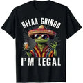 Funny "I'm Legal" Lizard Graphic T-Shirt, Unisex Streetwear Short Sleeve Top in Soft Cotton with Seamless Design