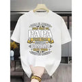Men's Para El Mundo Graphic Cotton T-Shirt, Casual Loose Fit Menswear with a Smooth Round Neck, Father's Day Gift for Latino Dads