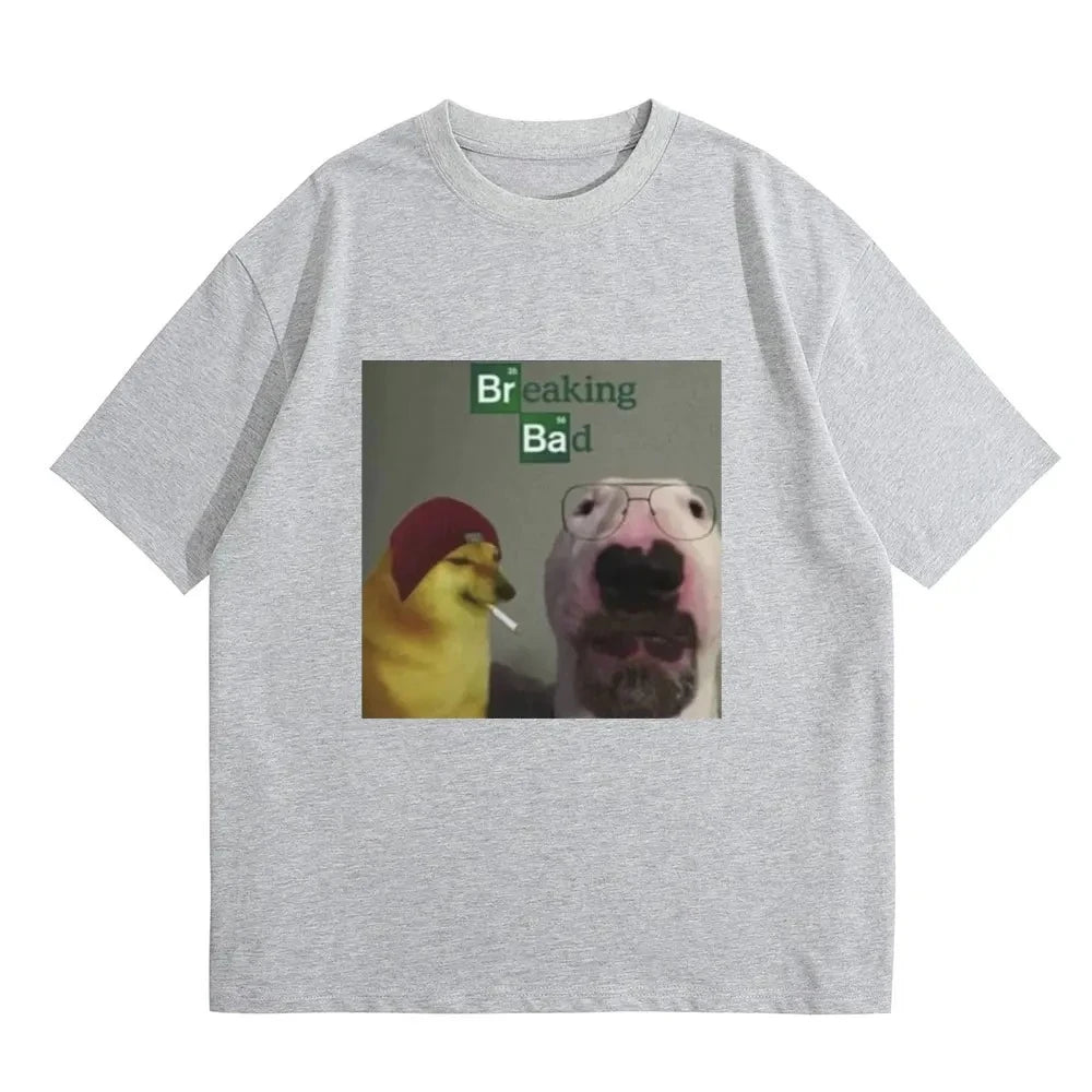 2025 Hot Sale Breaking Bad Meme T Shirt Walter White Jesse Pinkman Gus Fring Saul Goodman Dank Meme Better Call Saul Pure Cotton