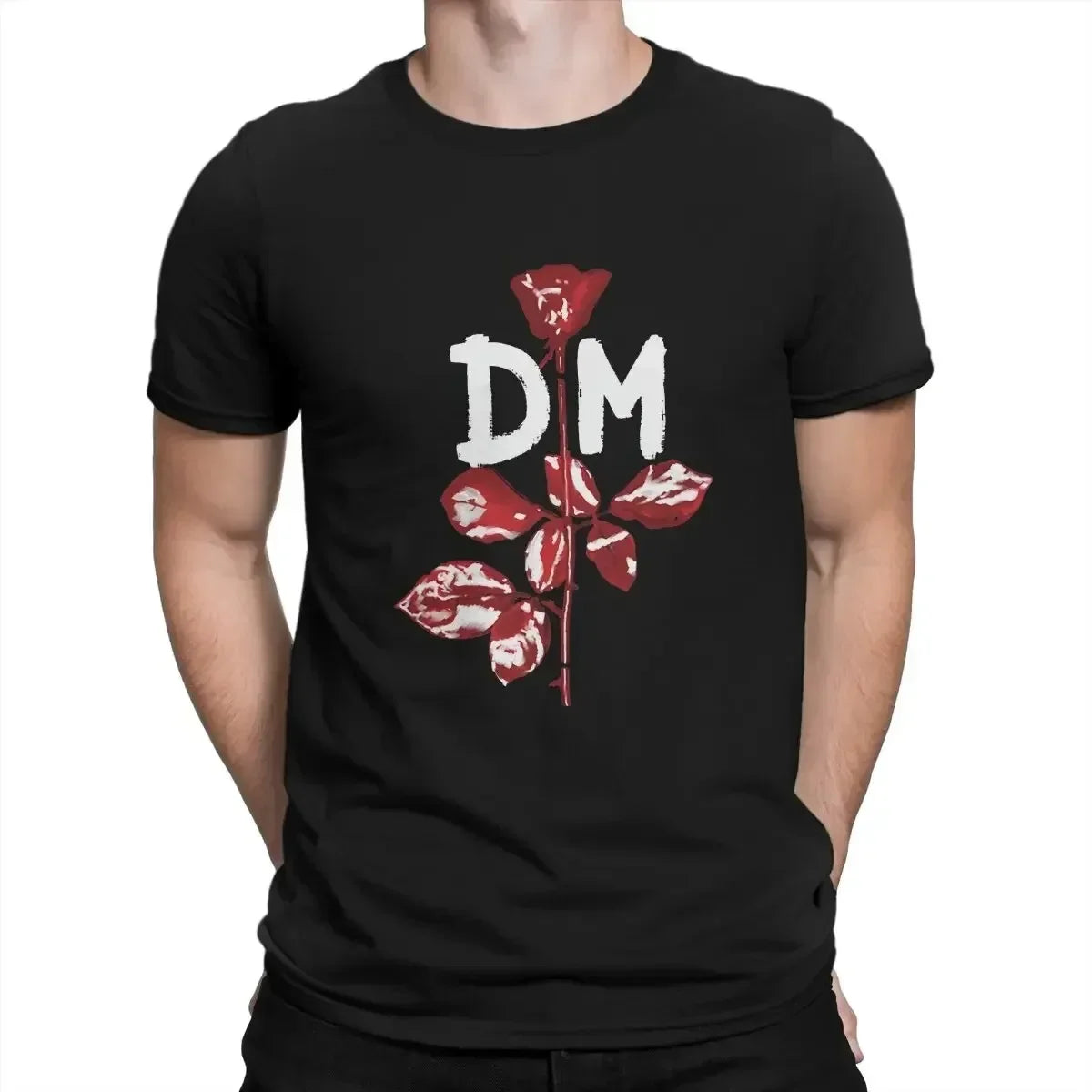 2025 Fashion Men's T-Shirt Summer Clothing Cotton O-shaped Collar T-Shirt Music Band Depeche Fashion Style Violator T-Shirt