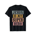 item picture mens cotton is my superhero christian religious t shirt
