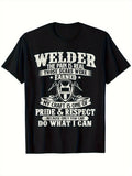 Welder: The Suffering Is Genuine, Those Marks Were Hard-Won - Welding T-Shirt, Plus Size