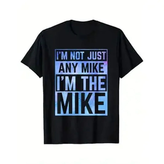 Cotton Customizable 'I'M The Mike' Funny T-Shirt - Soft Cotton, Perfect For Casual Outings & Date Nights Golf Gift T-Shirt For Men And Women