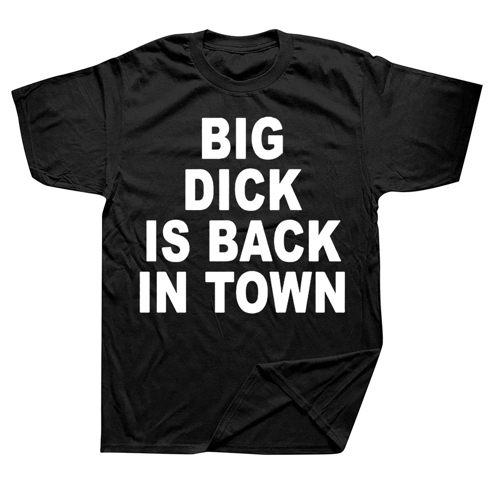 Big Dick Fun Sex Guide T-shirt Graphic Cotton Street Casual Short Sleeve Birthday Gift Summer Style T-shirt Men's Clothing