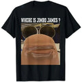 Where Is The Worm Marcus Jimbo James Meme T-shirt Humor Y2K Graphic Short-sleeved Round-neck T-shirt Top Textual Description