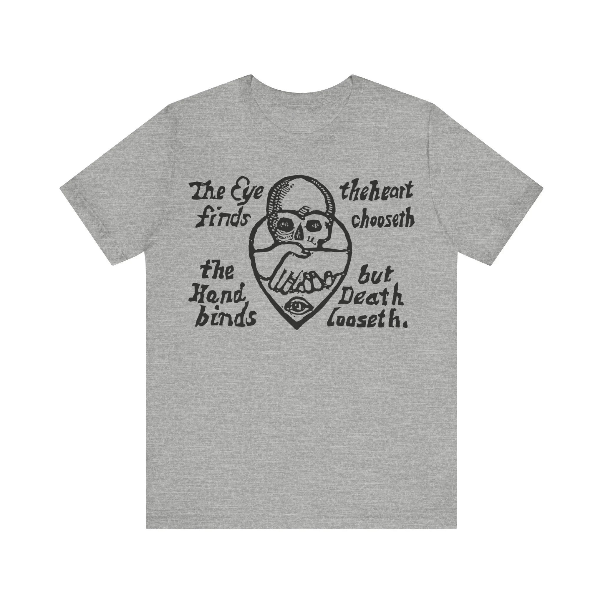 Eyes Find Victorian Motto T-shirt Spirit Tshirt Death T-shirt Scary Dance T-shirt Gothic Skeleton Unisex Sweatshirt Short Sleeve