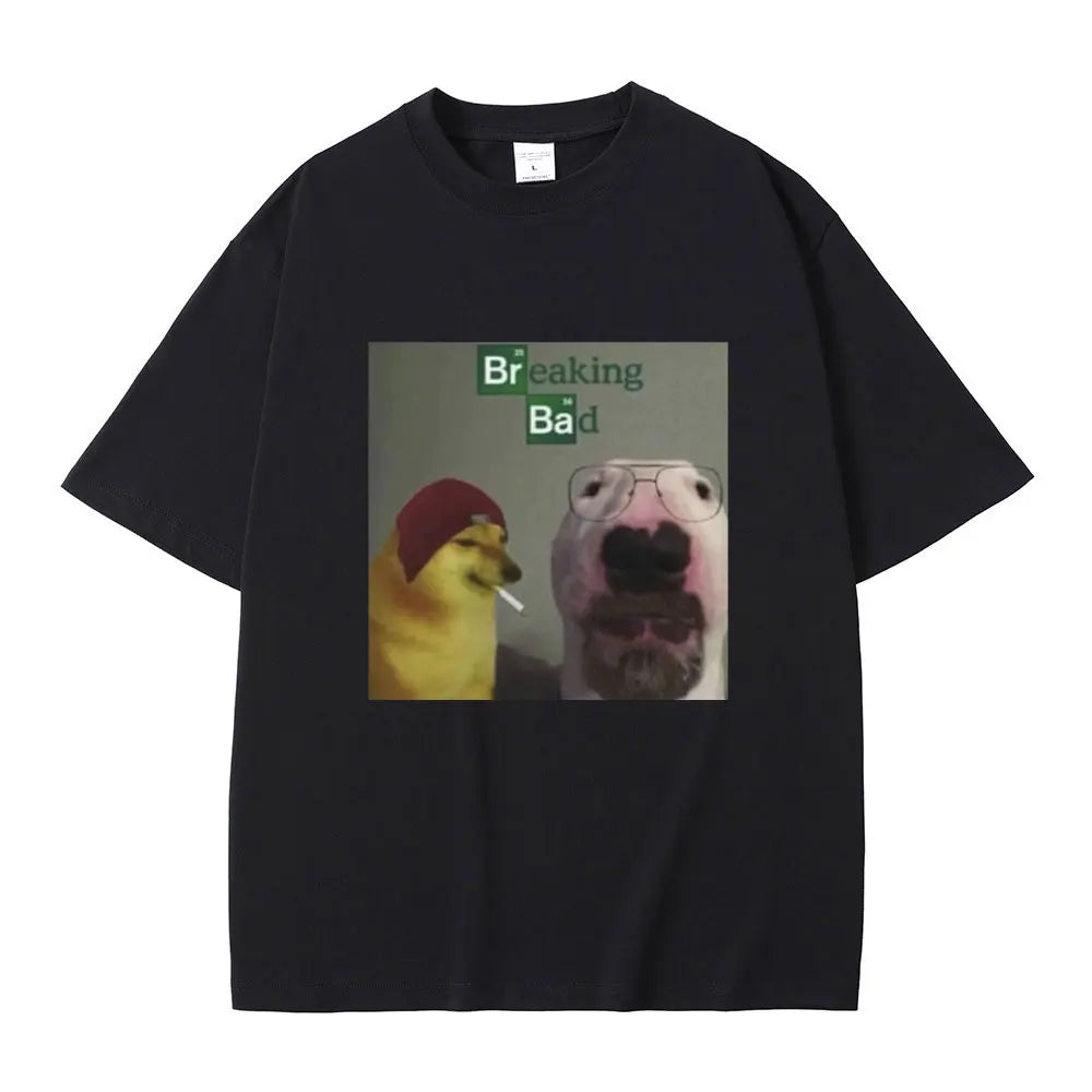 2025 Hot Sale Breaking Bad Meme T Shirt Walter White Jesse Pinkman Gus Fring Saul Goodman Dank Meme Better Call Saul Pure Cotton