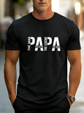 Father'S Day Gift Choice! Papa Hero Dad T-Shirt, Heartfelt Commemorative Style