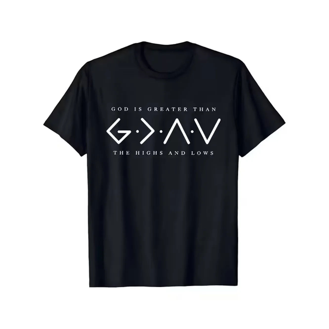 item picture mens god is motivational quote and geometric print t shirt black short sleeve casual shirt regular fit machine washable comfortable fabric for summer camping and vacation