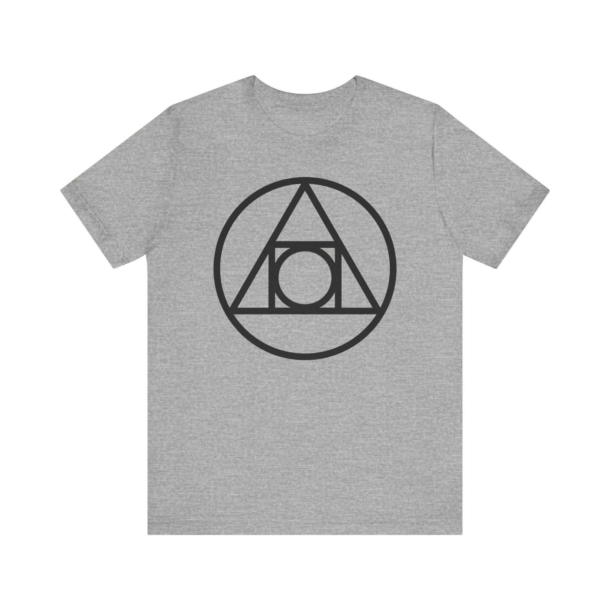 The Kybalion Closed Philosophy Mystery T-shirt Witch T-shirt As Mentioned Above Magic Badge Seal Unigender Jersey Short-sleeved
