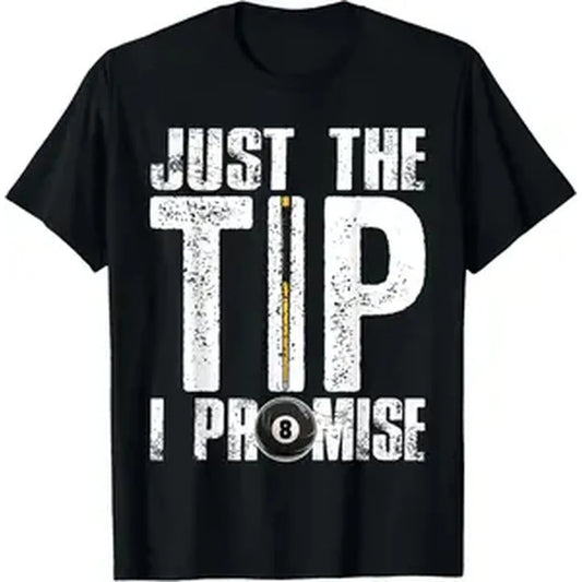 [Cotton] Funny Billiards Pool Cue Shirt Billiard Players Gift T-Shirt Golf Gift T-Shirt For Men And Women
