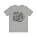 Eclipse Retro Art T-shirt Sun and Moon Mystery Art Shirt Astrological Tees Moon Astrological Unisex Jersey Short Sleeve T-shirt
