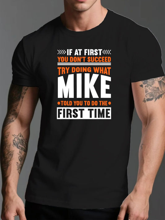 Trendy Men'S Short-Sleeve T-Shirt for Summer, Featuring a Versatile Round Neck Design