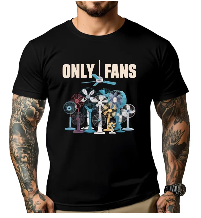 Only Fans Mens Shirts Clothing Plus Size Men's Fashion Short Sleeve Clothing Print Cotton Tee Shirts