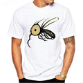 HOT SALE New Arrivals Cool Design Men's Fashion Mosquito Printed T-Shirt Short Sleeve O-neck Tops Hipster Tee Comfortable