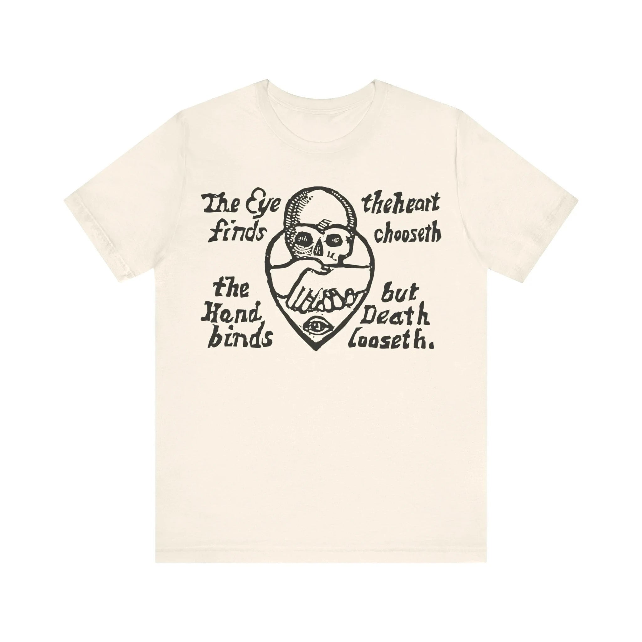 Eyes Find Victorian Motto T-shirt Spirit Tshirt Death T-shirt Scary Dance T-shirt Gothic Skeleton Unisex Sweatshirt Short Sleeve
