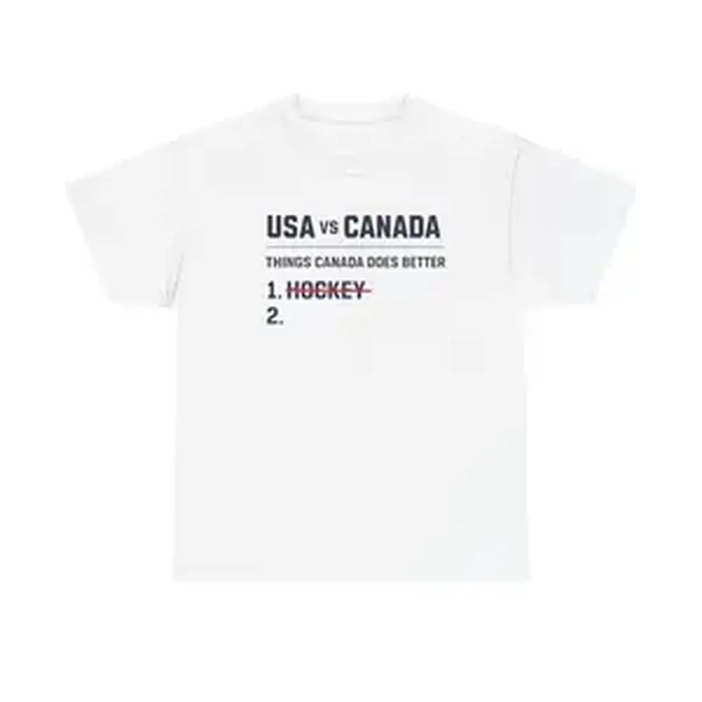 Men's Casual T-Shirt with USA Hockey Graphic, Loose Fit Short Sleeve Crew Neck Top in Soft Cotton, Shortsleeve, Tshirt