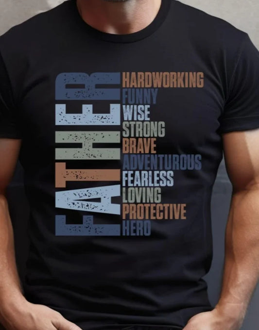 Dad T-Shirt Gift for Father'S Day, Best Dad Ever Tee Father Life Shirt Vintage Dad T-Shirt, Fatherhood Tee Dad'S Apparel