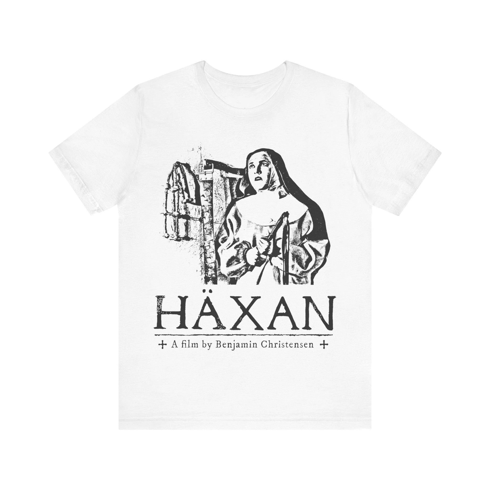 Haxan Silent Movie T-shirt Horror Movie T-shirt Witchcraft T-shirt Ghost Movie Black Magic Gothic Unisex Short-sleeved T-shirt