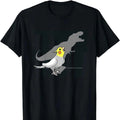 African Grey Parrot Love Funny Oversized T-shirt Summer Style Men's Clothing Street Wear Cotton T-shirt Bird Lover Fitness