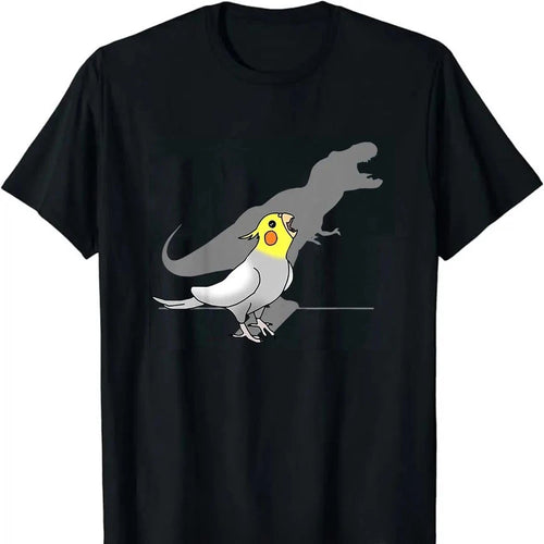 African Grey Parrot Love Funny Oversized T-shirt Summer Style Men's Clothing Street Wear Cotton T-shirt Bird Lover Fitness