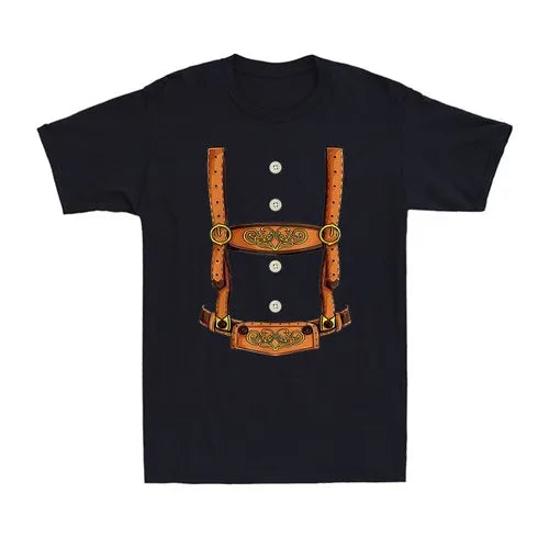 HOT SALE Oktoberfest Costumes and Peace Love Prost Prost Oktoberfest Vintage Men's T-shirtsComfortable Roundneck Tee Streetwear