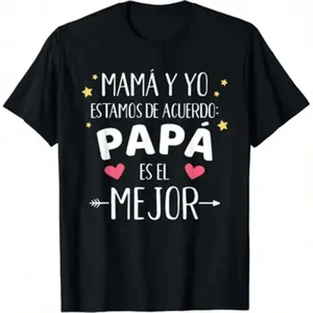 100% Cotton Best PAPA Fathers Day T-Shirt