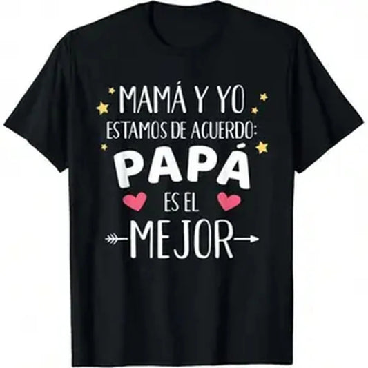 100% Cotton Best PAPA Fathers Day T-Shirt
