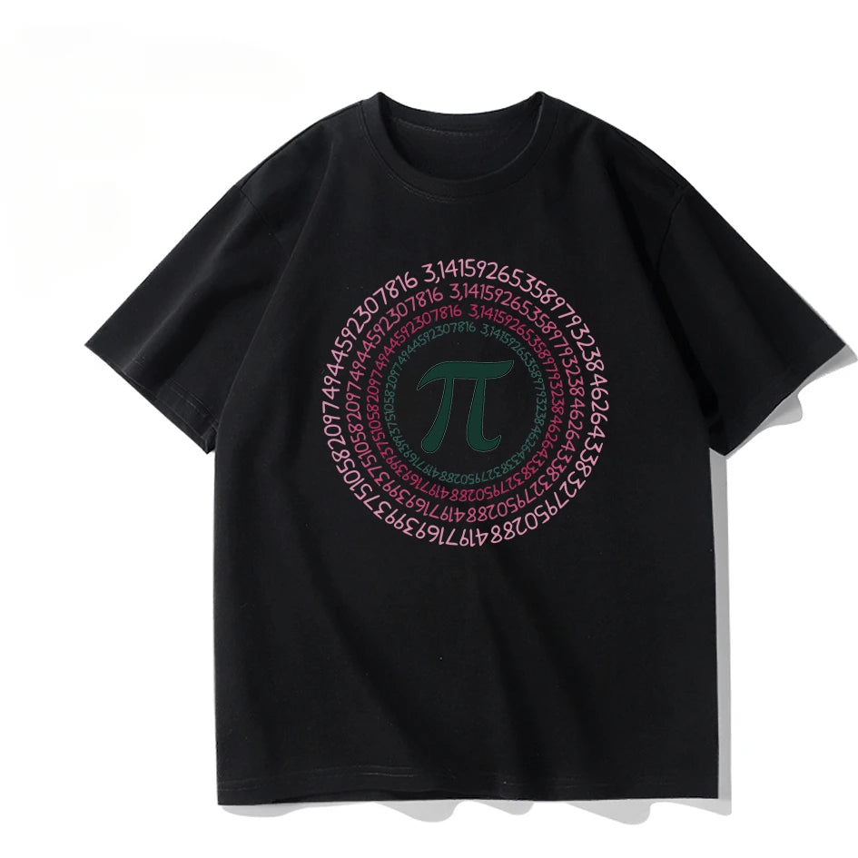 Happy Math Loose Fit T-Shirt West Coast Trend Style ACG Game and Anime Related Merchandise T-Shirt Boys' Clothing Y2K