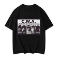 HOT SALE CWA The Worlds Most Dangerous Group Funny Cat Meme Graphic T Shirts Fashion Vintage Short Sleeve T-shirt Cotton T-shirt