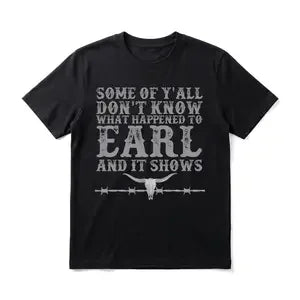 Funny Cowboy Quote Men's Graphic TShirt, 100% Cotton Short Sleeve Soft Top, Vintage Western Graphic Print Design, for Daily Wear, BBQ Party, Birthday Gift, Gift for Men, Women and Friends