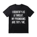 Men Bold Statement Graphic T Shirt Soft Short Sleeve Tops Minimalist Typography Print Tees Streetwear Daily Casual Gift For Men Women Friends
