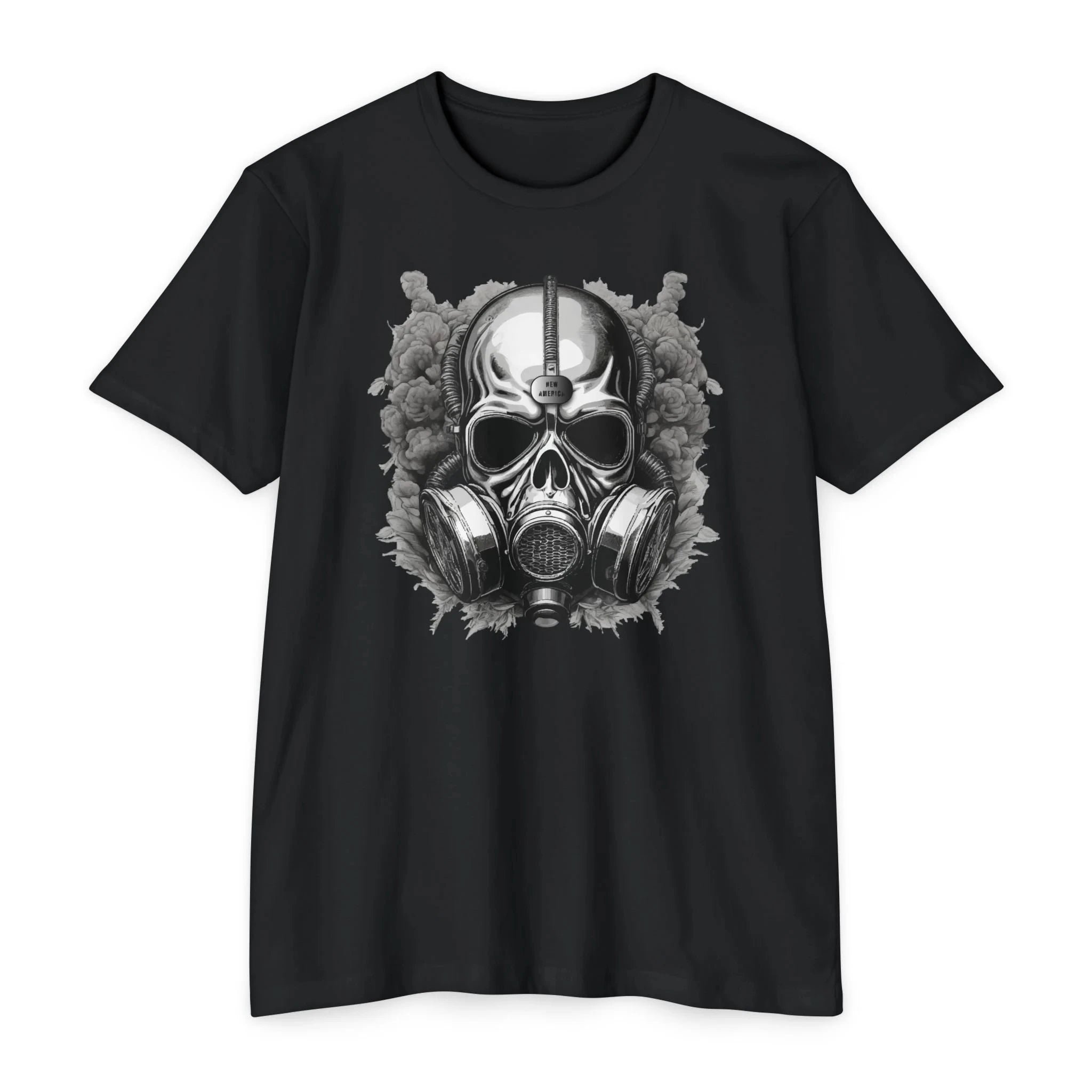 HOT SALE Skeleton Print Design Sense Pattern Men T Shirt Soft Comfortable Cotton Clothing Fashion Skeleton Letter Elements