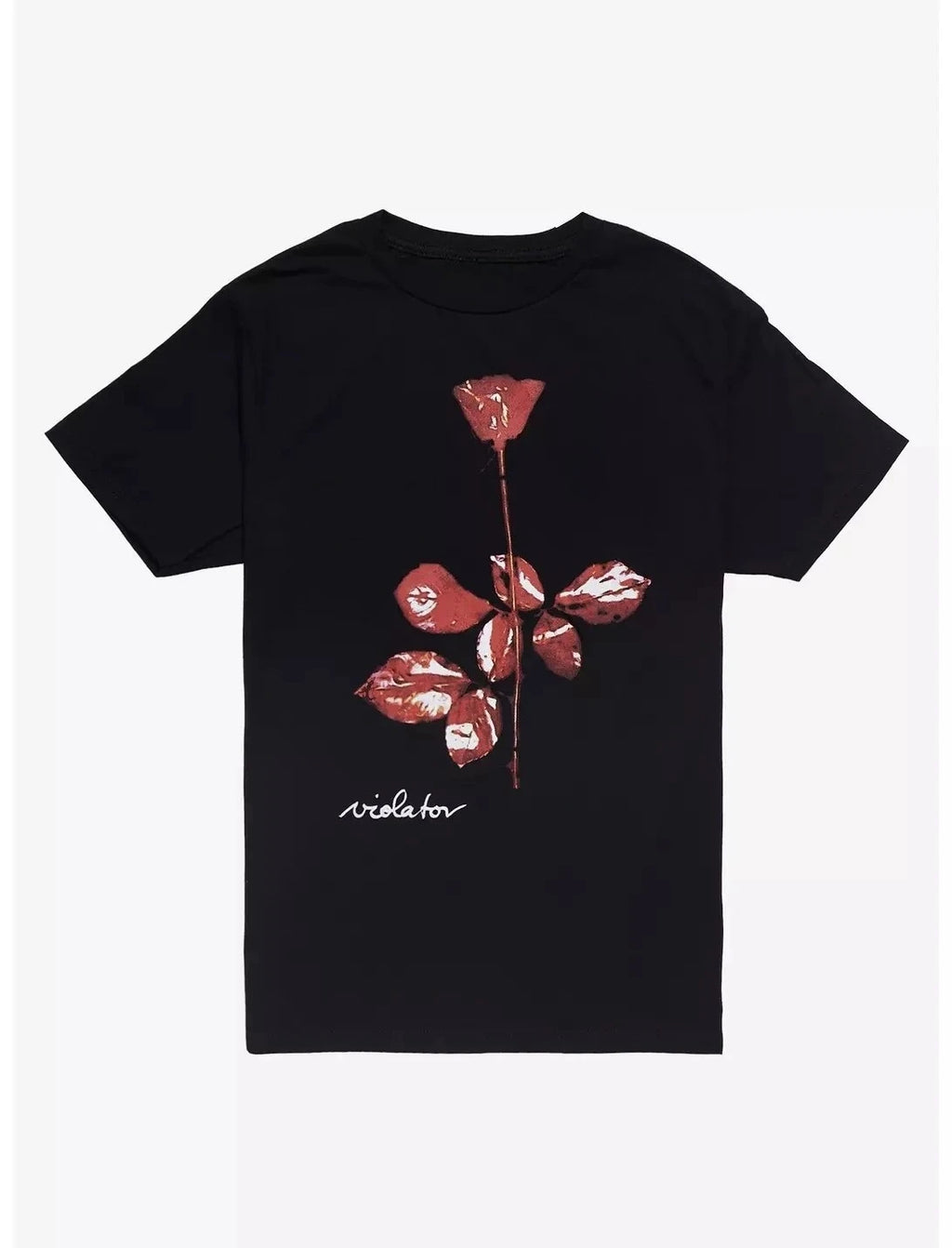 Summer 2025 New Depeche Mode Violator Fashionable and Casual High-quality Men's Soft Cotton Round-neck Graphic Printed T-shirt