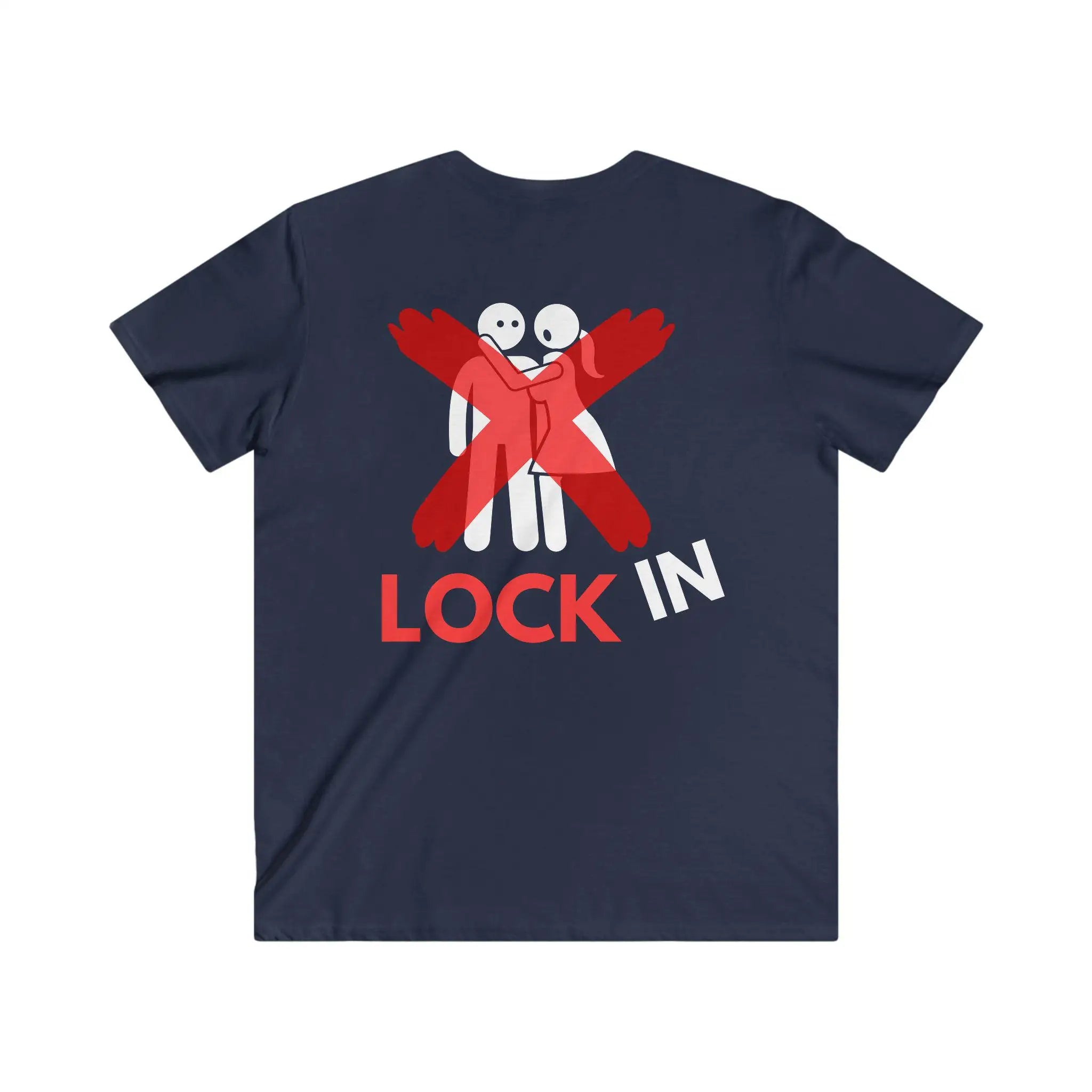 HOT SALE Fashion Funny Lock IN T-Shirt  Cotton Printed Round-neck High-quality Casual Fitness Streetwear Comfortable T-shirt