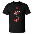 Summer 2025 Black Deppache Manicci Long-Sleeved Spirit Pattern T-Shirt (Men's Style) Short-Sleeved Cool Sport Hip-Hop Streetwear