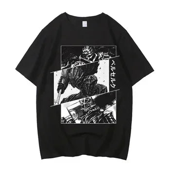 Anime Berserk T-shirt Summer Women's Short Sleeve T-shirt Printed Top 2025 Trendy T-shirt Fan Clothing Graphic T Shirts Y2K Tops
