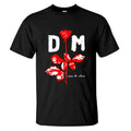 2025 HOT SALE Depeche Mode Rock Short Sleeve Rose Men's T-shirts Punk American Hip Hop Cotton T-shirts High Quality T-shirts