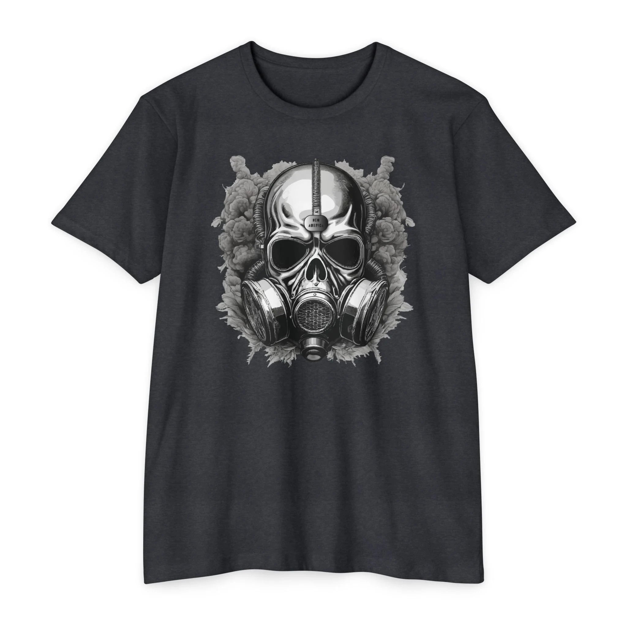 HOT SALE Skeleton Print Design Sense Pattern Men T Shirt Soft Comfortable Cotton Clothing Fashion Skeleton Letter Elements