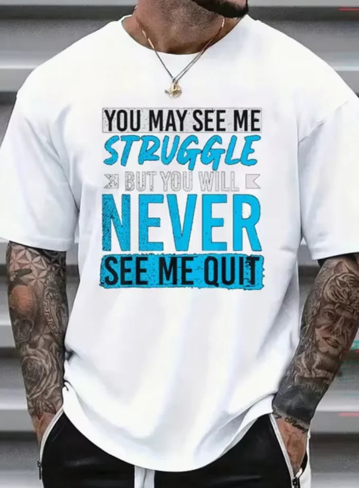 Men'S Relaxed Oversized Tee You Might Witness It'S Loose-Fitting Comfy Making It The Top Pick Daily Motivational Attire T-shirt