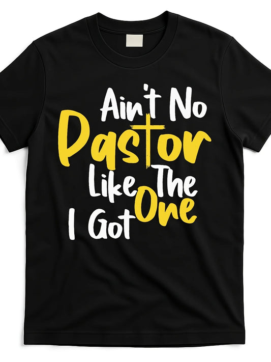 Unlike The Past, I Have a Pastor'S Style [Cool Design] Street Fashion Style Women'S T-Shirt Comfortable Round Neck Shorts Unisex Design And Sleeves Men'S T-Shirt, Plus Size